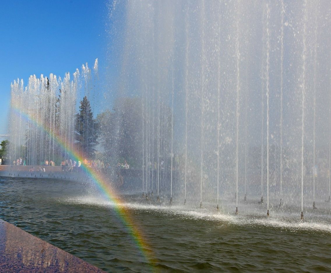 Южно-Приморский парк СПБ фонтан